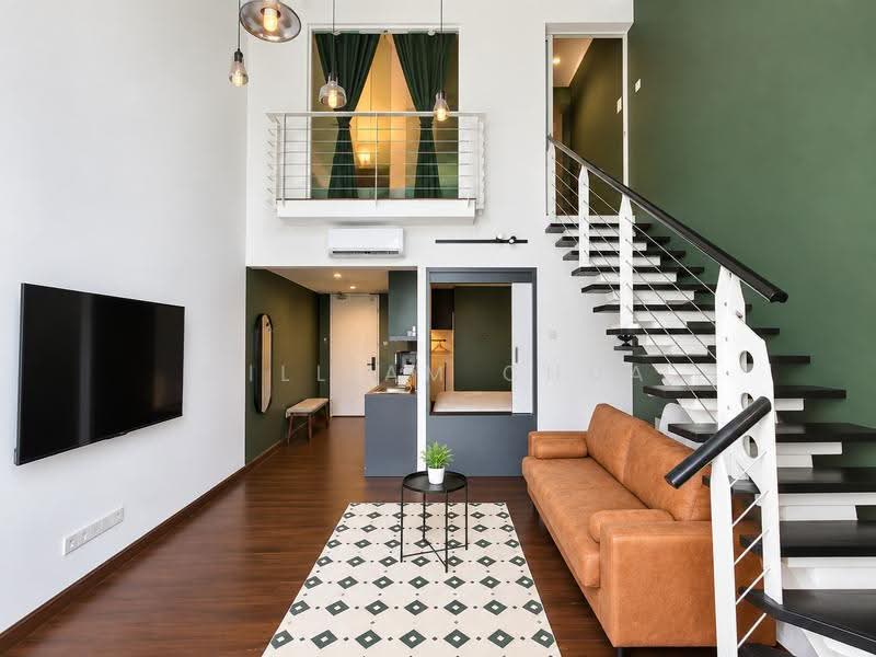 Kediaman Servis untuk Disewa di The Scott Garden SOHO - William Chua - Living Room - PropertyGuru.com.my