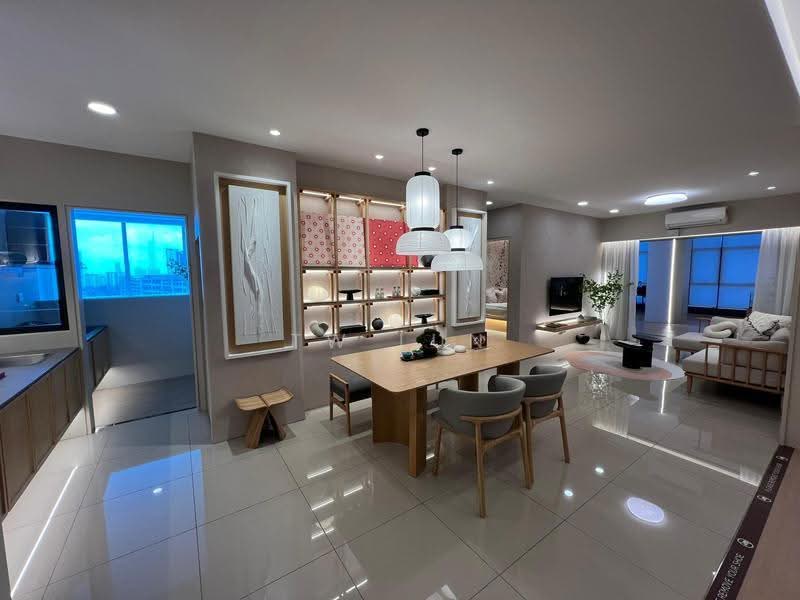 Kondominium untuk Dijual di RV2 Residence (Riverville Residences 2) - Tw Lun - Living Room - PropertyGuru.com.my