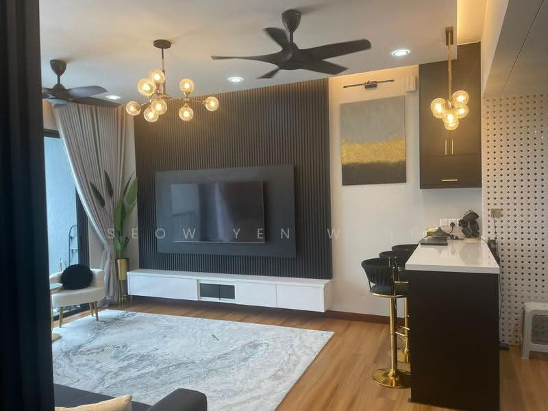 Kondominium untuk Disewa di One Cochrane Residence - Seow Yen Wong - Living Room - PropertyGuru.com.my