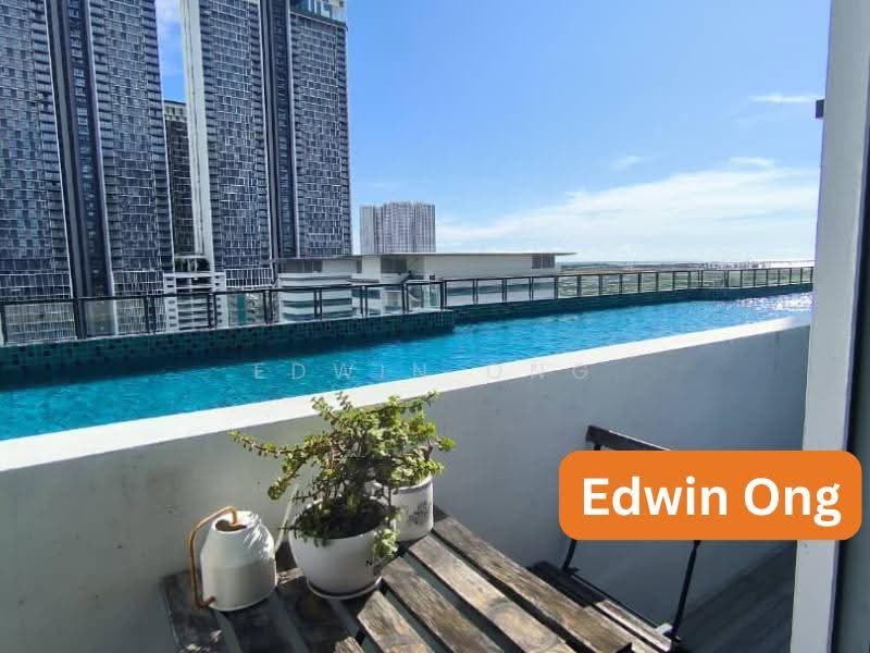 Kediaman Servis untuk Dijual di Sensasi @ Utropolis - Edwin Ong - Balcony - PropertyGuru.com.my