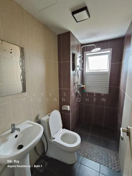 Kondominium untuk Disewa di Aspire Residence - Maxx Salleh Hassan Chew - Bathroom - PropertyGuru.com.my