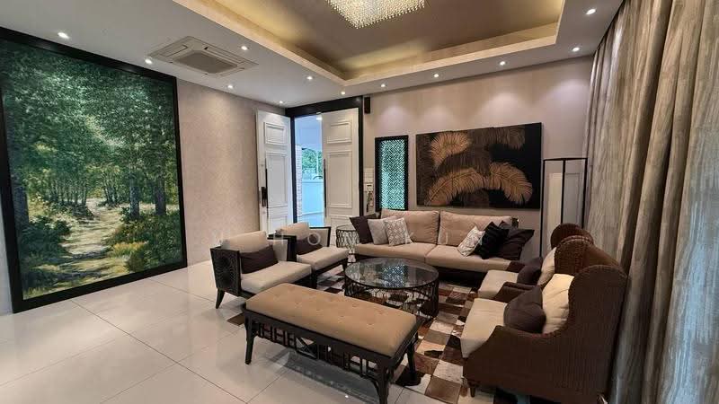 Semi-Detached House for Rent in Eco Botanic (Iskandar Puteri (Nusajaya)) - U Hon Kun - Living Room - PropertyGuru.com.my