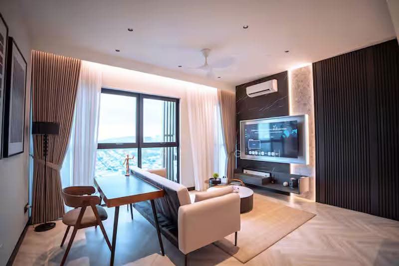 Service Residence for Sale at The Rosewoodz @ Bukit Jalil - Shanon Goh - Living Room - PropertyGuru.com.my