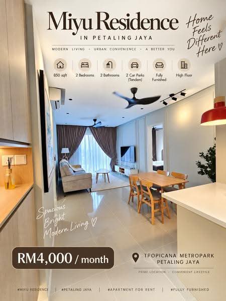 Condominium for Rent at Tropicana Miyu - Kimberly Chai - Living Room - PropertyGuru.com.my