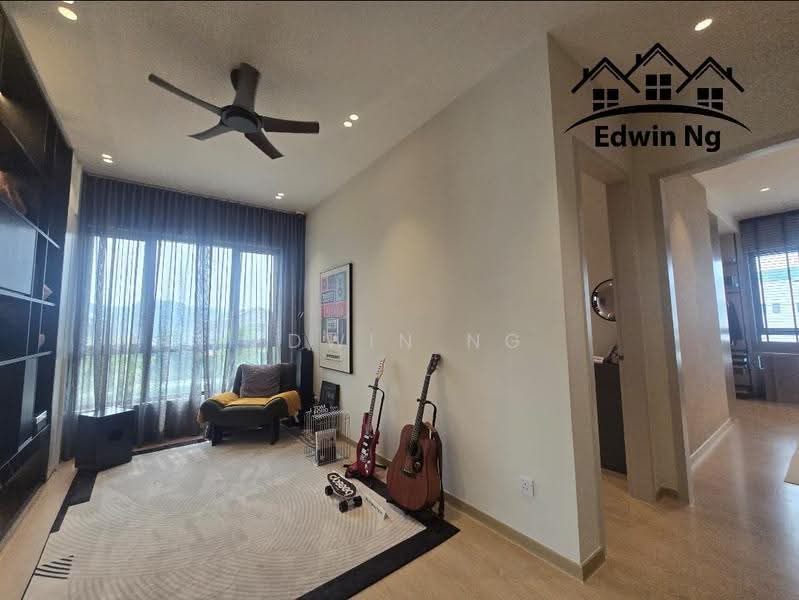 Rumah Berkembar untuk Dijual di Bandar Machang Bubok (Bukit Mertajam) - Edwin Ng - Living Room - PropertyGuru.com.my