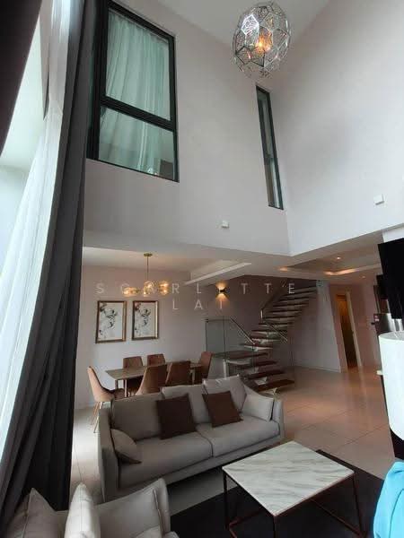 Kondominium untuk Disewa di The Elysia Park Residence - Scarlette Lai - Living Room - PropertyGuru.com.my