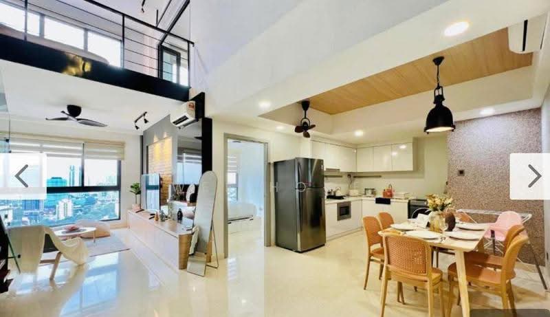 Service Residence for Sale at V@SUMMERPLACE - Wee Howe - Living Room - PropertyGuru.com.my