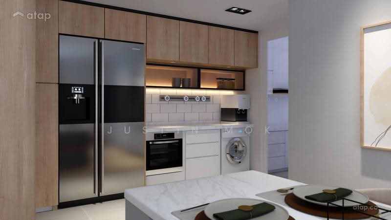 Service Residence for Sale at Vision City Youth City - Justin Mok - Kitchen - PropertyGuru.com.my