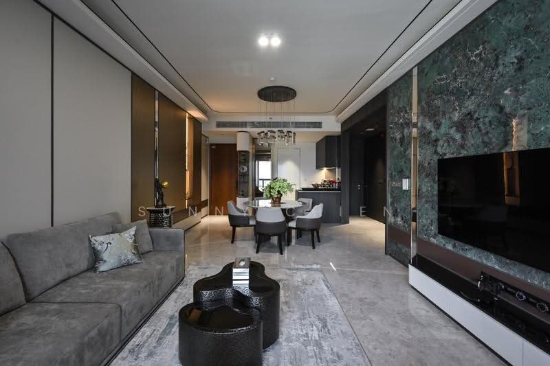 Service Residence for Sale at TRX Residences - Sunny Chien - Living Room - PropertyGuru.com.my