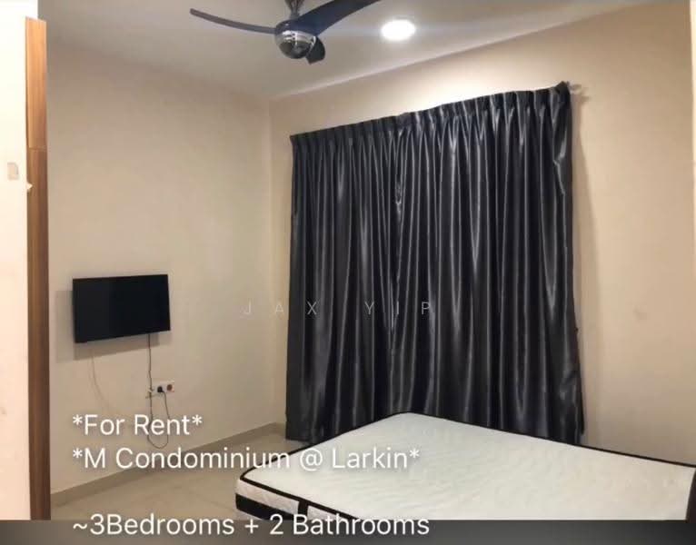 Kondominium untuk Disewa di M Condominium @ Larkin - Jax Yip - Bedroom - PropertyGuru.com.my