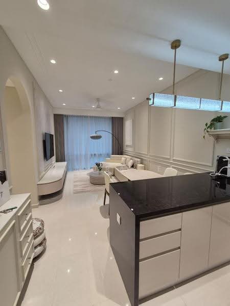 Service Residence for Sale at Pavilion Damansara Heights - Sandra Lee - Living Room - PropertyGuru.com.my