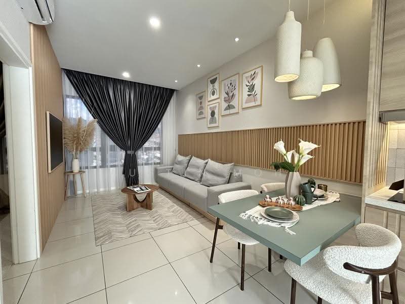 Service Residence for Sale at Coronade Twins @ Coronation Square - Austin Moh - Living Room - PropertyGuru.com.my