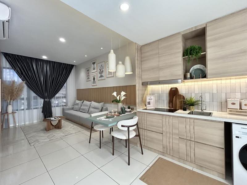 Service Residence for Sale at Coronade Twins @ Coronation Square - Austin Moh - Living Room - PropertyGuru.com.my