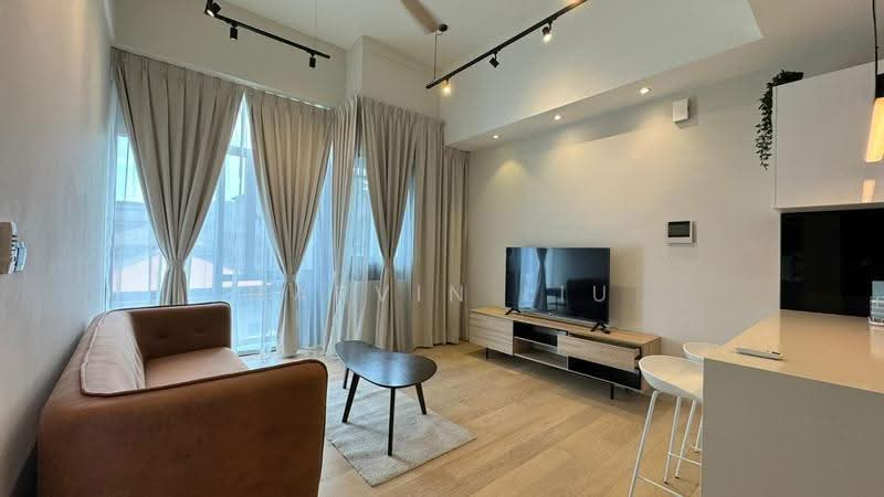 Kediaman Servis untuk Dijual di Star Residences One - Marvin Liu - Living Room - PropertyGuru.com.my