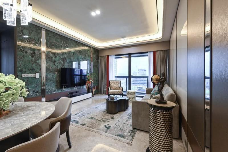 Service Residence for Sale at TRX Residences - David Chee - Living Room - PropertyGuru.com.my