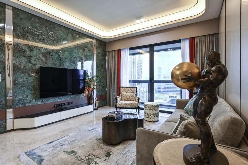 Service Residence for Sale at TRX Residences - David Chee - Living Room - PropertyGuru.com.my