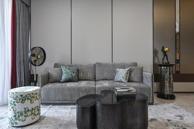 Service Residence for Sale at TRX Residences - David Chee - Living Room - PropertyGuru.com.my
