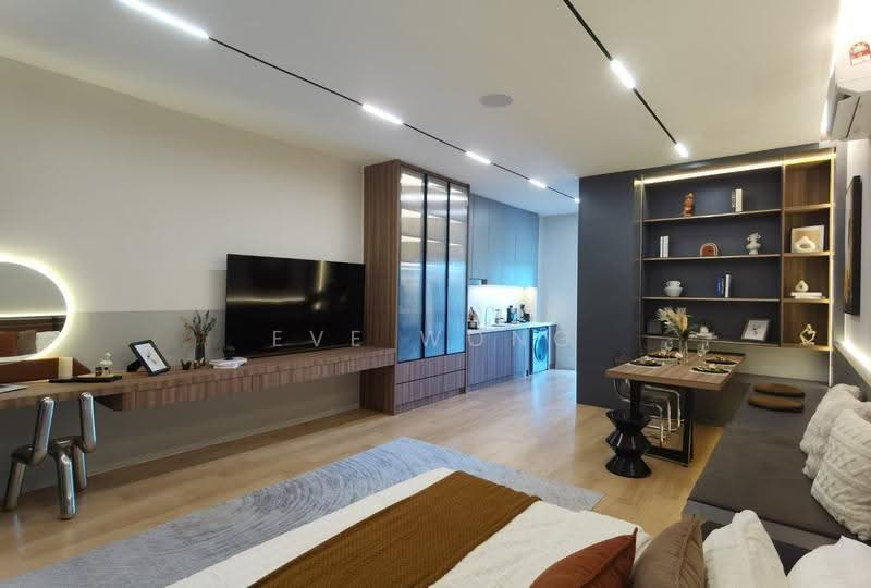 Kediaman Servis untuk Dijual di Armani Residence - Eve Wong - Living Room - PropertyGuru.com.my