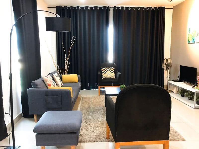 Service Residence for Sale at The Loft @ ZetaPark - Kin L - Living Room - PropertyGuru.com.my