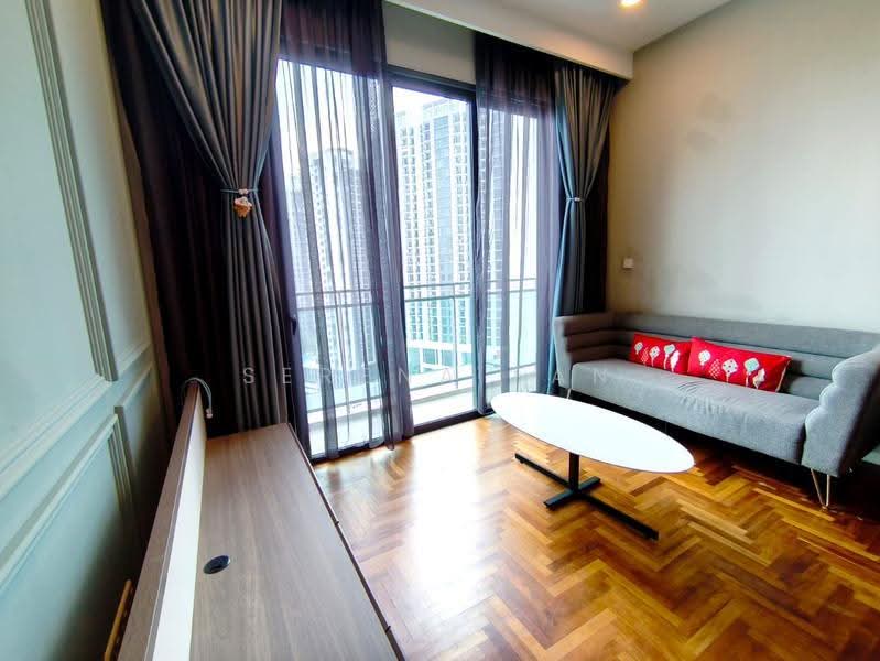 Service Residence for Rent at Bloomsvale Menara Vista Petaling - Serena Fan - Living Room - PropertyGuru.com.my