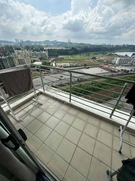 Apartment for Sale at Greenz (Residensi Flora) @ One South - Noraini Dahan - Balcony - PropertyGuru.com.my