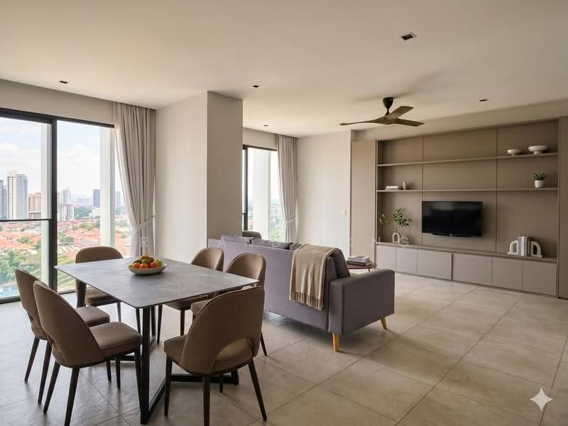 Service Residence for Rent at Lumi Tropicana Serviced Residence - Roland Long - Living Room - PropertyGuru.com.my