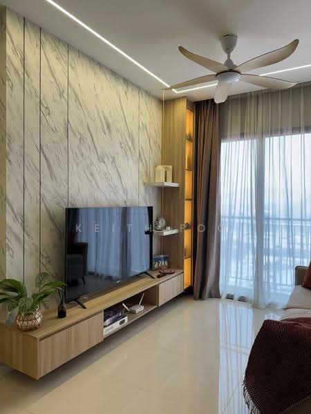 Service Residence for Rent at Sunway Velocity TWO - Keith Foo - Living Room - PropertyGuru.com.my