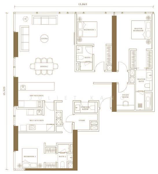 Kediaman Servis untuk Disewa di Regent Suites @ Pavilion Damansara Heights - Juliet Kang - PropertyGuru.com.my