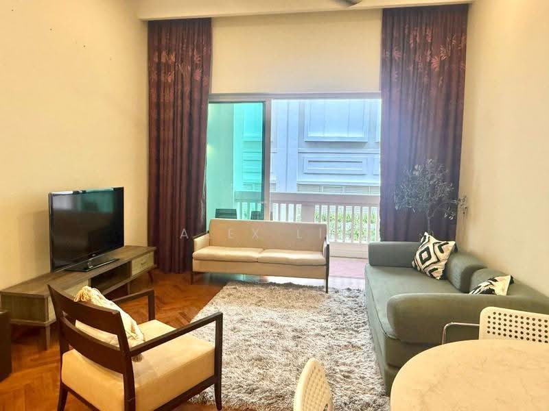Kediaman Servis untuk Disewa di Straits Quay (The Suites at Waterside) - Alex Lim - Living Room - PropertyGuru.com.my