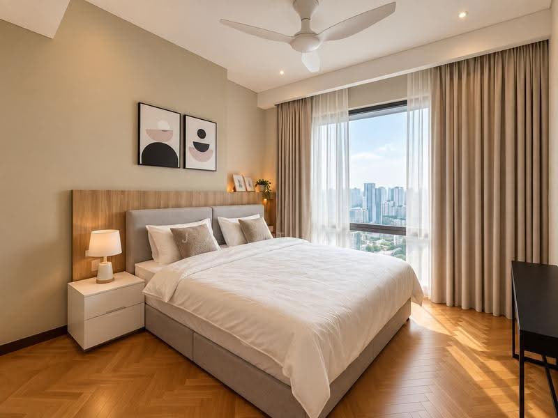 Service Residence for Sale at Southpoint Residences - Jay Tian - Master Bedroom - PropertyGuru.com.my