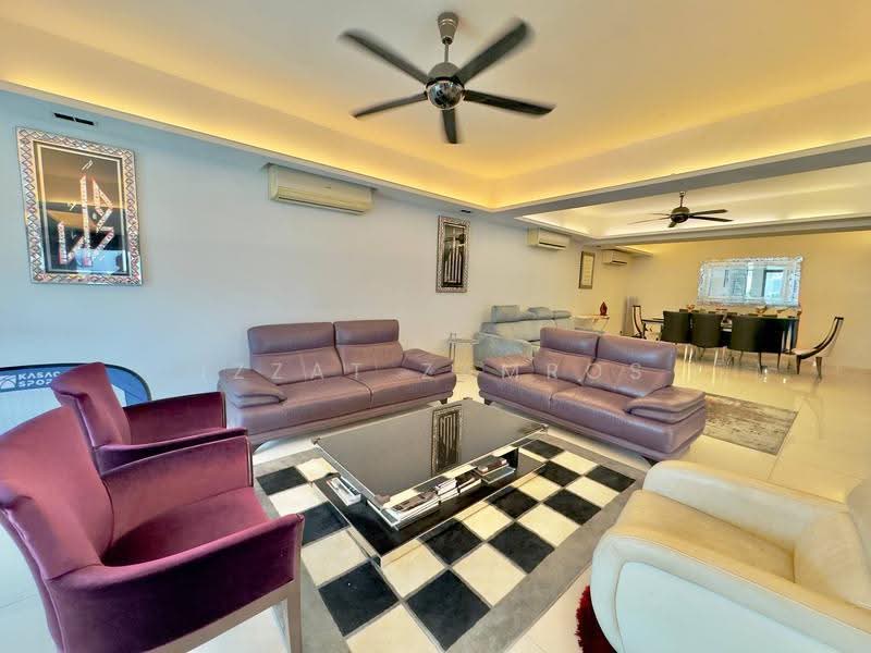 Rumah Teres 2-Tingkat untuk Dijual di Taman Permata (Ulu Kelang) - Izzat Zamros - Living Room - PropertyGuru.com.my