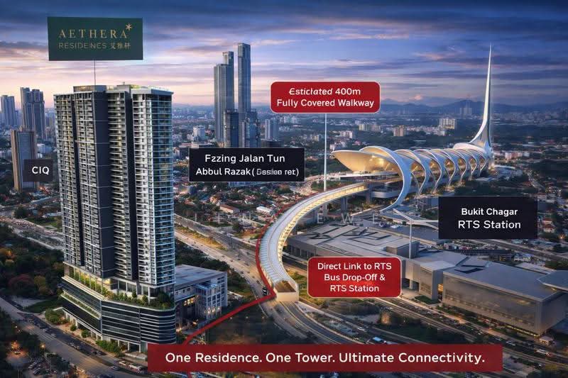 Kediaman Servis untuk Dijual di Aethera Residences - Elena Ewe - Exterior - PropertyGuru.com.my