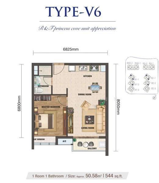 Kondominium untuk Dijual di R&F Princess Cove Phase 2-Seine Region - Guang Jun Loh - PropertyGuru.com.my