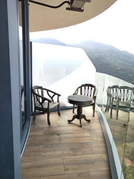 Kediaman Servis untuk Disewa di Arte S - Desmond Lee - Balcony - PropertyGuru.com.my