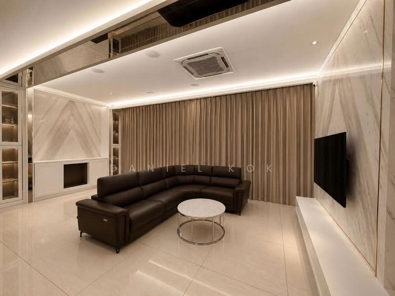 Rumah Berkembar untuk Dijual di Eco Sanctuary (Telok Panglima Garang) - Daniel Kok - Living Room - PropertyGuru.com.my