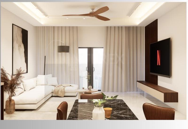 Service Residence for Rent at Jendela Residences - Nic Lu - Living Room - PropertyGuru.com.my