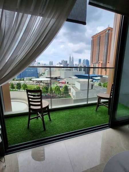 Service Residence for Rent at Lucentia Residences - Devin Goik - Balcony - PropertyGuru.com.my