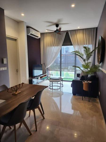 Service Residence for Rent at Lucentia Residences - Devin Goik - Living Room - PropertyGuru.com.my