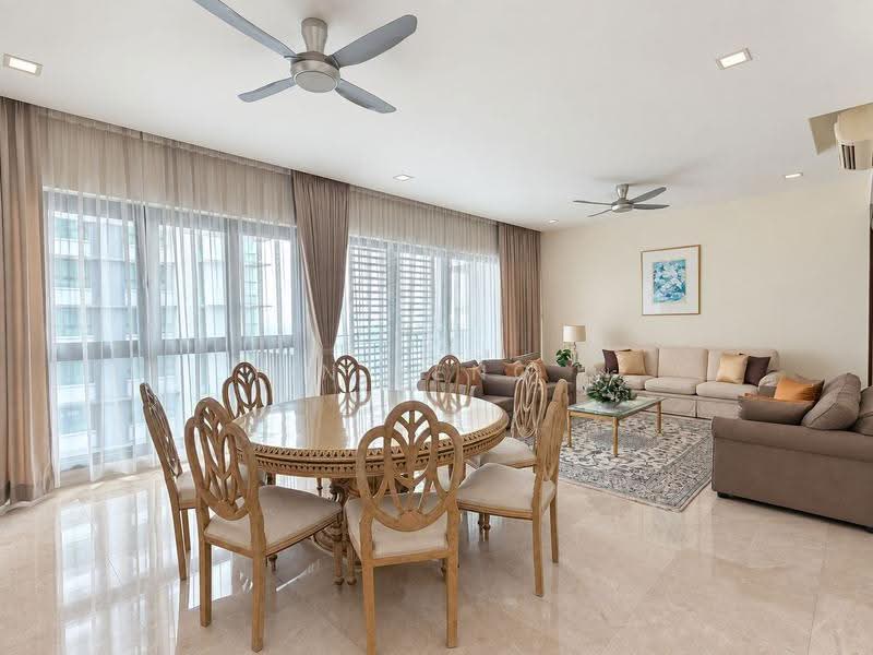 Kediaman Servis untuk Dijual di The Greens - Yin Peng . - Living Room - PropertyGuru.com.my