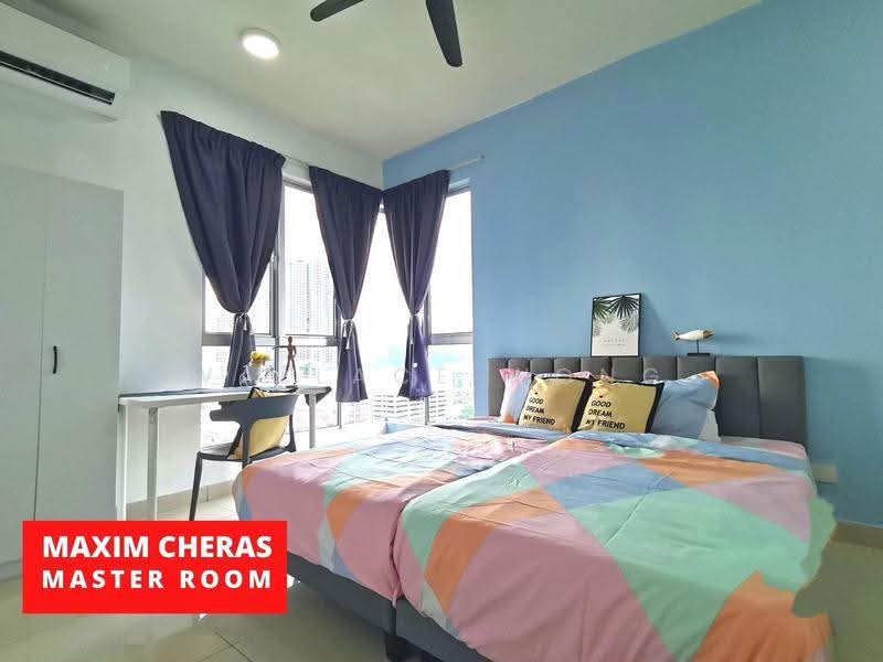 Service Residence for Rent at Maxim Residences - Wallace Wong - Master Bedroom - PropertyGuru.com.my