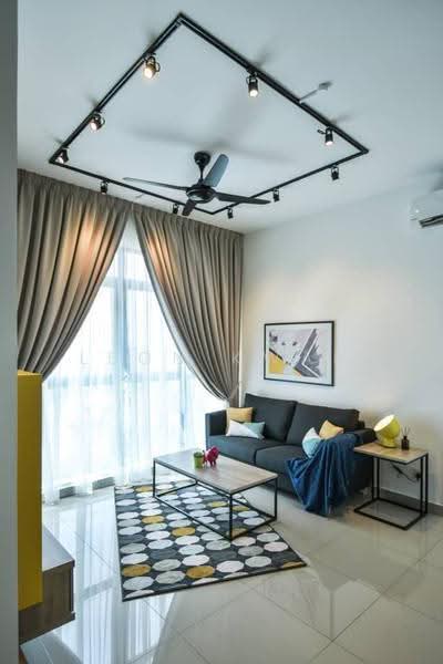 Service Residence for Rent at Conezion Residences - Leon Kwan - Living Room - PropertyGuru.com.my