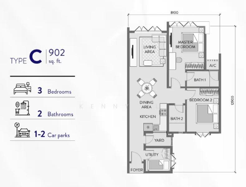 Service Residence for Sale at Kota Semarak - Padang Residences - Kenny YL - PropertyGuru.com.my