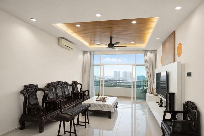Condominium for Sale at Fettes Residence - Billy Teh - Living Room - PropertyGuru.com.my