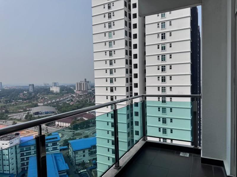 Kondominium untuk Disewa di M Condominium @ Larkin - JE ONG - Balcony - PropertyGuru.com.my