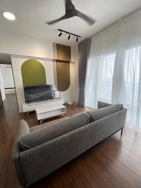 Service Residence for Rent at UNA Serviced Apartment - Gken Wong - Living Room - PropertyGuru.com.my