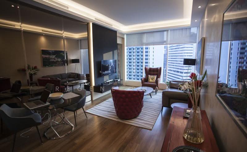 Kediaman Servis untuk Dijual di Vipod Residence - Regene Phang - Living Room - PropertyGuru.com.my