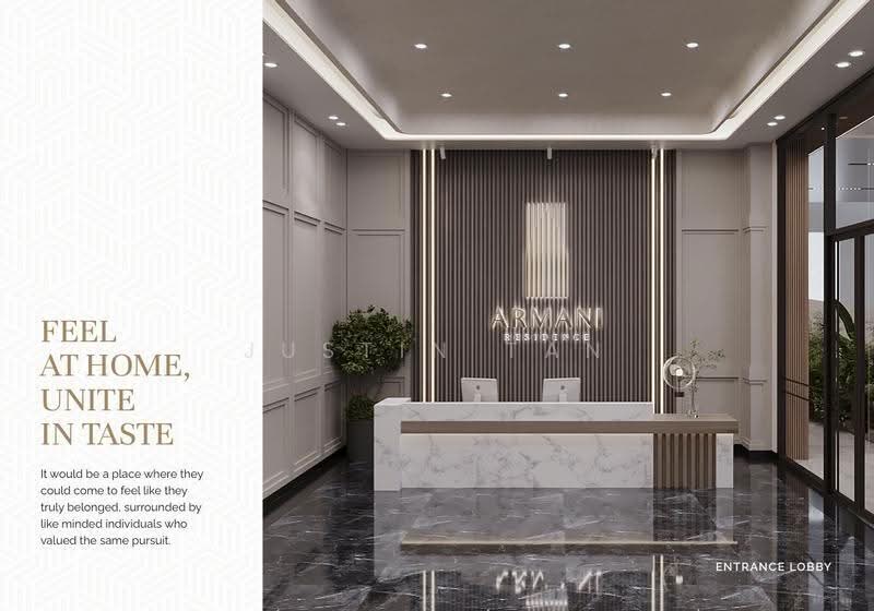Service Residence for Sale at Armani Residence - Justin Tan - Lobby - PropertyGuru.com.my