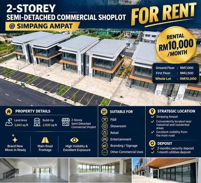 Shop / Office untuk Disewa di Simpang Ampat (Penang) - Shirley Teh - Interior - PropertyGuru.com.my