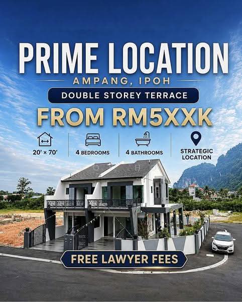 2-storey Terraced House for Sale in Taman Ampang (Ipoh) - Joy Ho - Exterior - PropertyGuru.com.my
