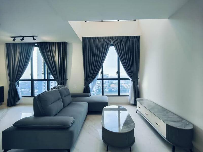 Kediaman Servis untuk Disewa di Setia Sky 88 - Jessica Ma - Living Room - PropertyGuru.com.my